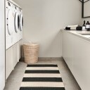 Pappelina Bob Teppe 70x300 cm Black / Vanilla