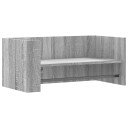  Vegghylle grå sonoma 70,5x35x30,5 cm konstruert tre