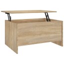  Salongbord sonoma eik 80x55,5x41,5 cm konstruert tre