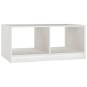 vidaXL Salongbord 75x50x33,5 cm heltre furu hvit