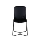 Venture Design X chair spise stol Svart Konstläder/Svart