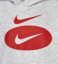 Nike Hettegenser   Swoosh   Grey Heather   Nike   4 år 104   Hettegenser   Grå