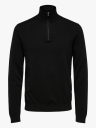 Selected Homme Selected Homme Berg Half Zip Cardigan Sort S