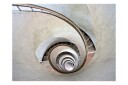 Fototapet White Spiral Stairs 250x193 - Artgeist sp. z o. o.