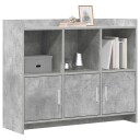  Serviesskap Betonggrå 98,5 x 33 x 80 cm Konstruert tre