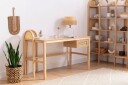 Skrivebord Makwana 130 cm   Naturell