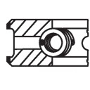 MAHLE 002 49 N3 Stempelringsett