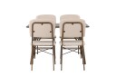 Venture Home Kaseidon Spisegruppe 120 cm Rektangulær med 4 Seda Stoler Beige
