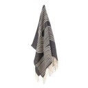 Bloomingville - Anek Throw Black/Cotton Bloomingville