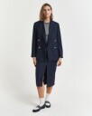 Gant Lett kortermet genser med rund hals CHARCOAL MELANGE XL