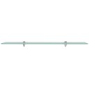 vidaXL Flytende hyller 2 stk glass 90x10 cm 8 mm