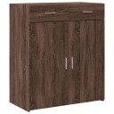 Skjenk brun eik 80x42,5x93 cm konstruert tre 8721102655647