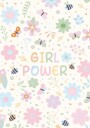 Girl Power Floral Pastel Plakat Plakat / 40x50cm