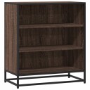 Skjenk brun eik 68x35x76 cm konstruert tre og metall 8721102840371