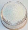 Negleglitter Finkornet Hvit regnbueblå 8ml Glitter