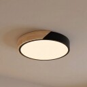 Lynorri LED taklampe Ø 31 cm svart treimitasjon – PRIOS   Stue   Moderne   Plast   Rund