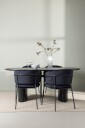 Venture Home   Spisegruppe Isolde med 4 stk stoler Selma   Svart