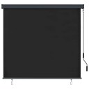  Utendørs Rullegardin Stripete Antrasitt 180 x 250 cm stoff
