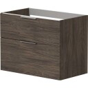 Korsbakken Big Servantskap 2 Skuffer - Ekstra høy Underskuff Brun eik / 80cm