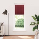  Plisségardin Bordeaux Rød 75x200 cm Stoff Bredde 74,4