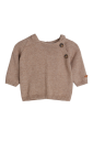 Hust and Claire Char Cardigan Deer brown melange (62 / 3 mnd)