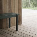 Linear Benk Stål 110 cm Mørkegrønn