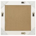vidaXL Veggspeil barokkstil 50x50 cm hvit