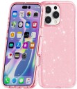 Trolsk Mobildeksel Glitter (iPhone 16 Pro) Transparent