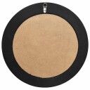 vidaXL Veggspeil barokkstil 50 cm svart