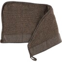 Rento Kenno Hair towel 30x72 cm Black/Beige