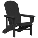  Adirondack Stol Svart 74x82x91 cm HDPE