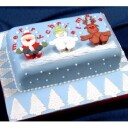 Patchwork Utstikker Jul Sett/3 