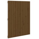 vidaXL Veggmontert hodegavl honningbrun 82,5x3x110 cm heltre furu