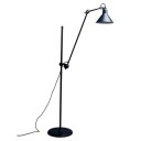 Lampe Gras N215L Gulvlampe Matt Sort & Matt Blå