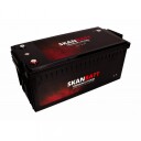 SKANBATT Premium Lithium   48V 50Ah 50A BMS   522x238x218 mm   Bluetooth   Heat   8 Års garanti