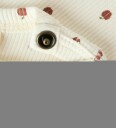 Lil" Atelier Body I/e - Rib - NbnGago - Turtledove/Apple - Lil Atelier - 74 - Langermet Body Hvit Rød