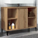  Servantskap artisan eik 80x33x60 cm konstruert tre