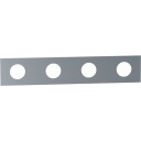 Vola Plate 004, 4 Hull, Krom