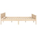 vidaXL Sengeramme heltre furu 160x200 cm