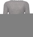 Rosemunde Kids Rkbalta Modal Ls Lace T-Shirt Grey 152