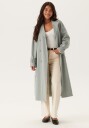 BUBBLEROOM Belted Midi Trenchcoat Dusty green 50