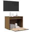 vidaXL Veggskap honningbrun 45x30x35 cm heltre furu