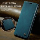 Samsung Galaxy A40 Caseme 013 Series Lommebok-deksel Blå