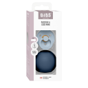 BIBS Colour Pacifier Round Latex Baby Blue Size 1 & BIBS Pacifier