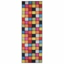 vidaXL Teppe Runner LESAKA fargerik 50 x 150 cm Diamant fløyel