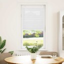  plisségardin Hvit 65x100 cm Stoff Bredde 64,4 Polyester
