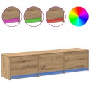  TV skap med skuff Artisan Eik 162,5 x 34 x 40 cm Konstruert tre