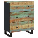 vidaXL Skjenk 60x33x75 cm gjenvunnet heltre