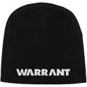 Warrant Warrant Unisex Beanie Hat: Logo Black