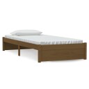 vidaXL Sengeramme honningbrun heltre 90x200 cm